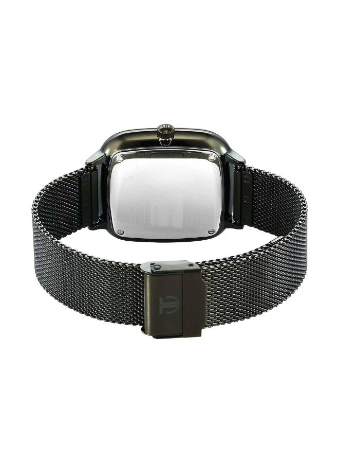 تيتان Men Analog Display Watch With Olive Green Stainless Steel Strap - 90178QM02