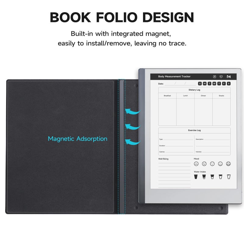 Ayotu Case for Remarkable 2 Paper Tablet 10.3" 2020 Released, Book Folio Design with Bulit-in Magnet, Premuin PU Leather Cover, Brown (Exclusive Templates Provided) - Image 2