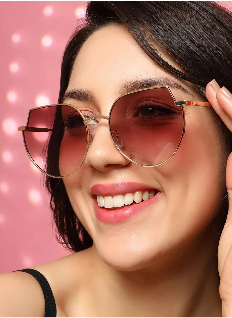 Haute Sauce The Curved Cateye Sunglasses