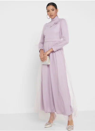 Khizana Embellished Detail Dress