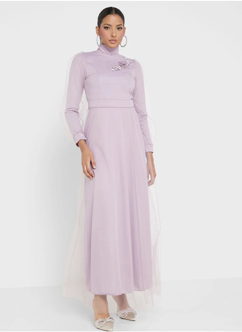 Khizana Embellished Detail Dress