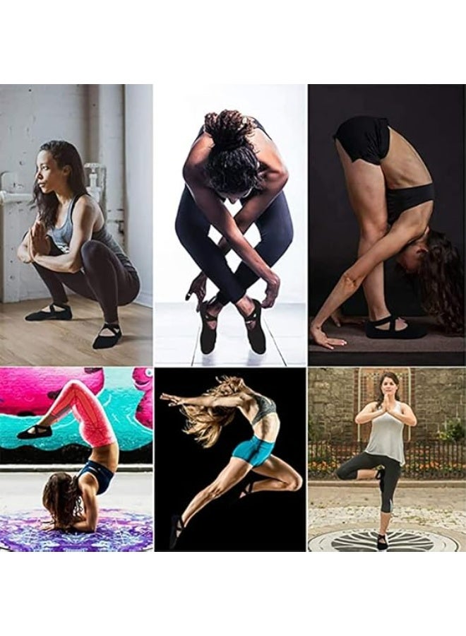 Halamine 3 Pairs Sports Yoga Socks for Women ，Yoga Special Sports Socks,PVC Particles not Only Non-slip but Also Can Massage the Soles of the Feet  - Image 5