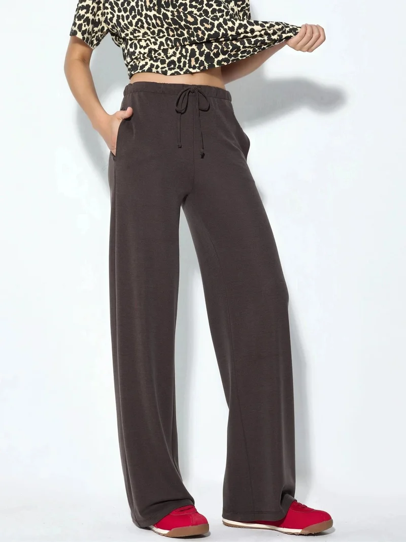 Busem BUSEM Wide Leg Drawstring Waist Sweatpants