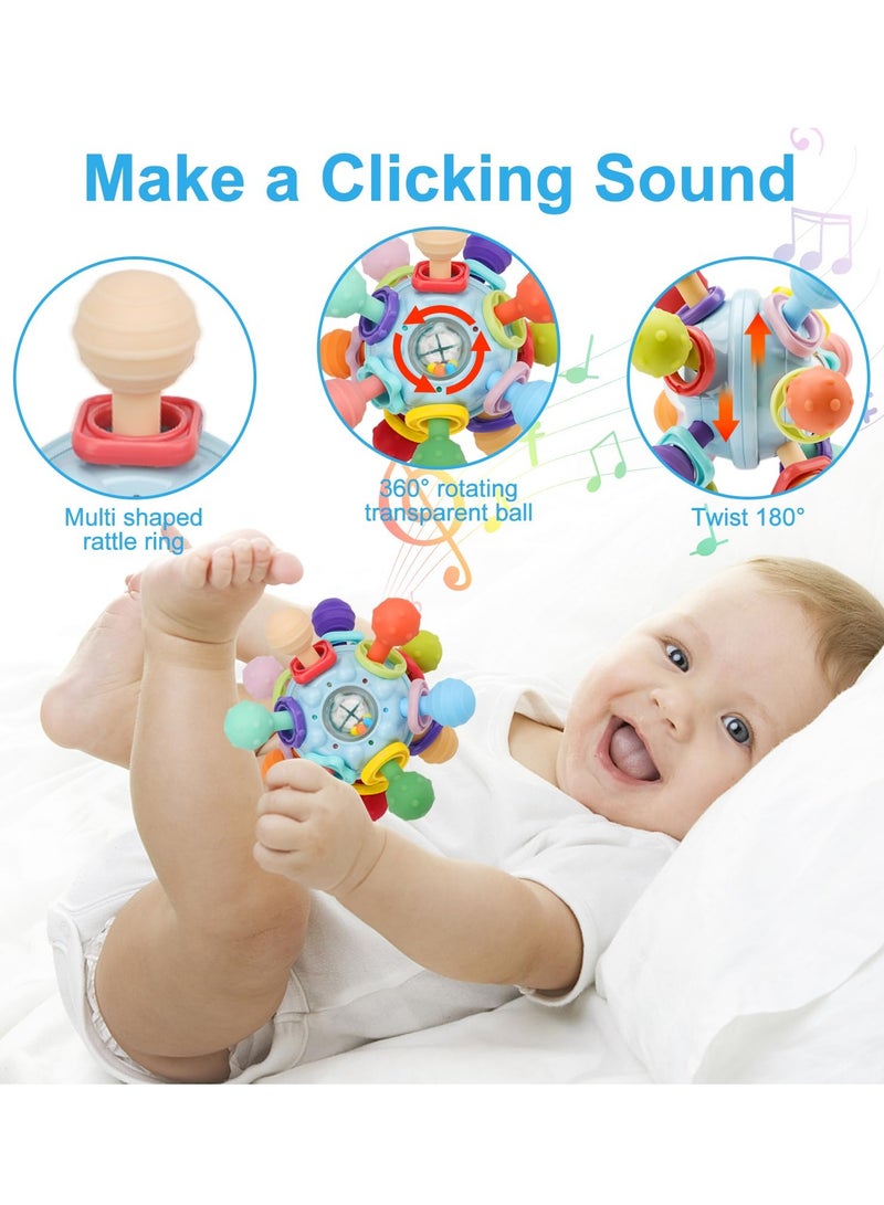 Baby Montessori Sensory Toys for 0-6 6-12 Months, Food Grade Teething Toys for Babies 0 3 6 9 12 18 Months, Newborn Infant Learning Developmental Toys Gifts for 1 2 Year Old Boys Girls - Image 2