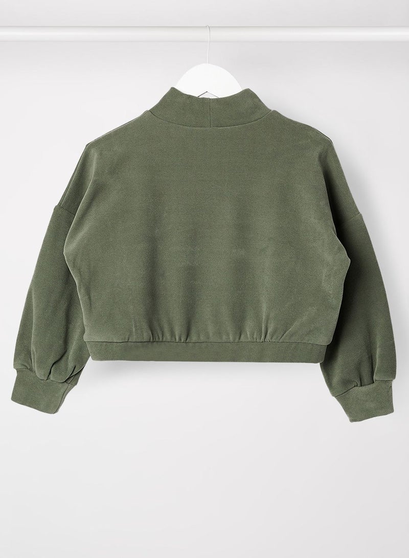 NAME IT Kids Slogan Long Sleeve Sweatshirt - Image 2
