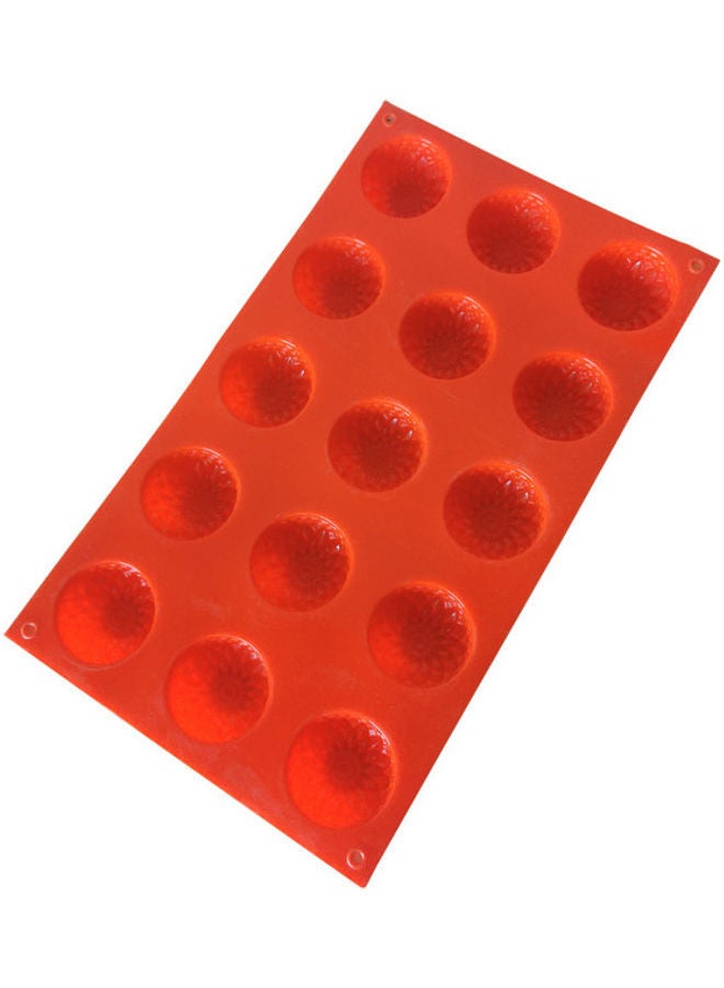 NIBEMINENT Flower Shaped Mould Red 29 x 17.5cm - Image 3