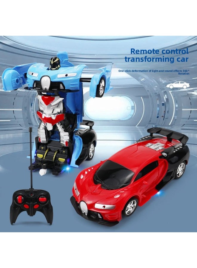 زر واحد للتحكم عن بعد تشوه سيارة سباق كهربائية نموذج سيارة شرطة للأطفال سيارة تحكم عن بعد سيارة رياضية لعبة سيارة بالجملة - اللون: 889-18 صندوق نافذة إنجليزي برتقالي - النسبة: 1:18 مفك براغي 5 بطاريات عادية - Image 4