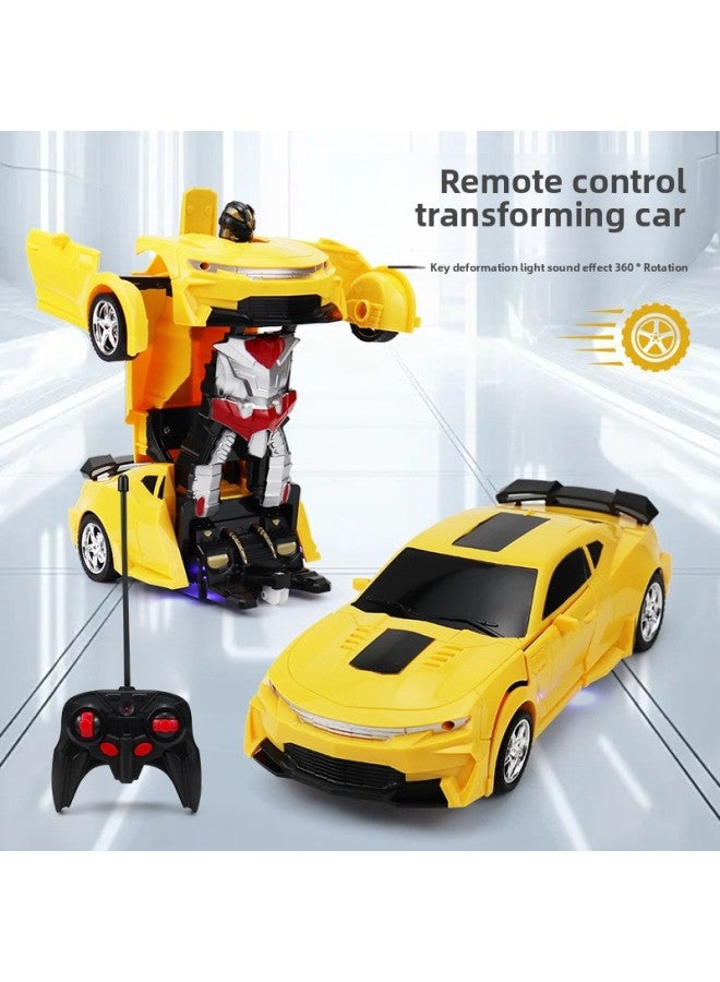 زر واحد للتحكم عن بعد تشوه سيارة سباق كهربائية نموذج سيارة شرطة للأطفال سيارة تحكم عن بعد سيارة رياضية لعبة سيارة بالجملة - اللون: 889-18 صندوق نافذة إنجليزي برتقالي - النسبة: 1:18 مفك براغي 5 بطاريات عادية - Image 5