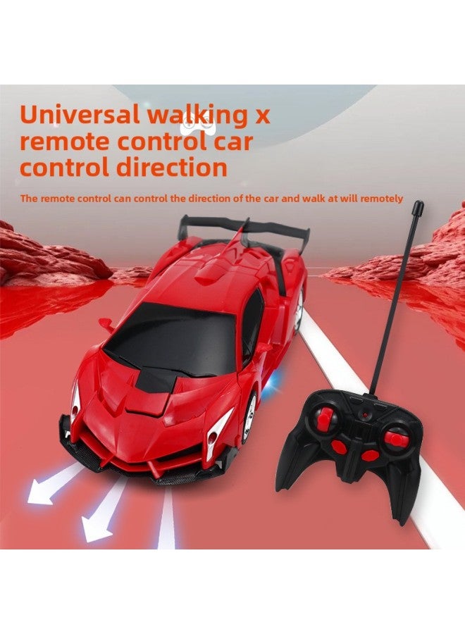 زر واحد للتحكم عن بعد تشوه سيارة سباق كهربائية نموذج سيارة شرطة للأطفال سيارة تحكم عن بعد سيارة رياضية لعبة سيارة بالجملة - اللون: 889-18 صندوق نافذة إنجليزي برتقالي - النسبة: 1:18 مفك براغي 5 بطاريات عادية - Image 2