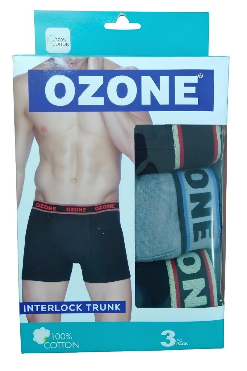 أوزون 3 قطع ملابس داخلية قطنية للرجال