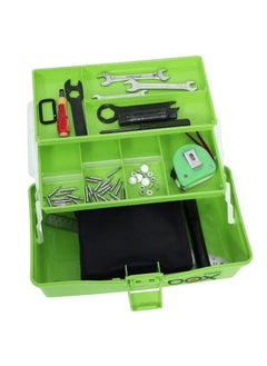 2HEET 2heet MultiLayer 3Tier Clear Plastic Toolbox with Tray Portable Storage Organizer for Art Supplies Craft Materials Kids School Tools Drawing Instruments Cosmetics and Personal Essentials  - Image 3