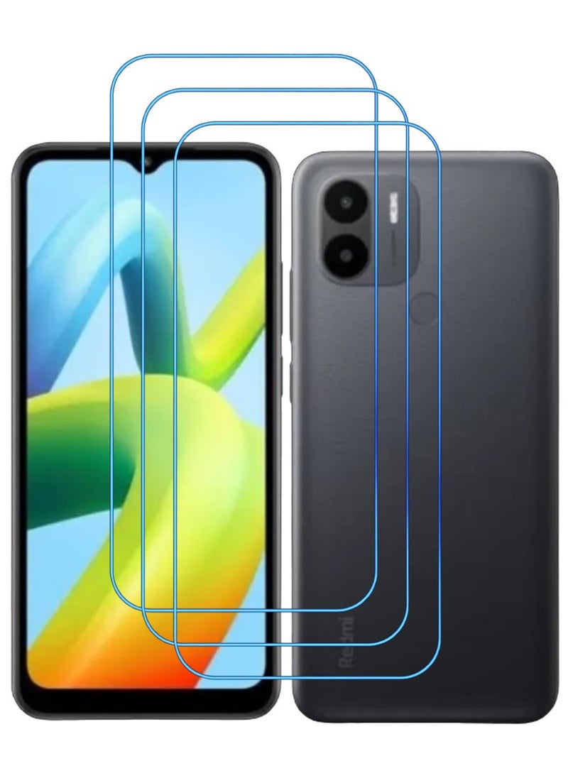 ACLIX 3 Pieces Antistatic ESD Dustproof Premium Quality High Definition Clear Tempered Glass Screen Protector Designed For Xiaomi Redmi A1+ - Image 1