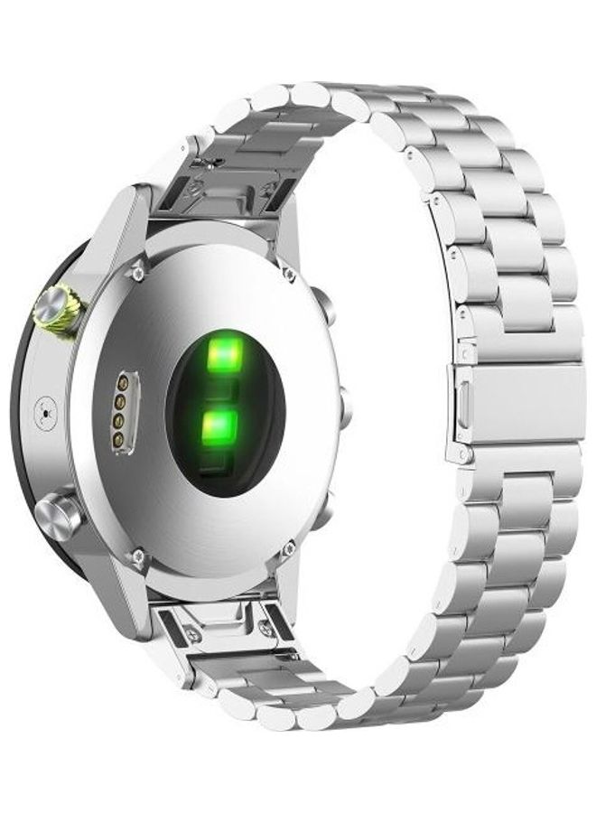 NIBEMINENT Metal Replacement Quick Release Strap For Garmin Fenix5/Forerunner935/Garmin Approach S60 silver - Image 3