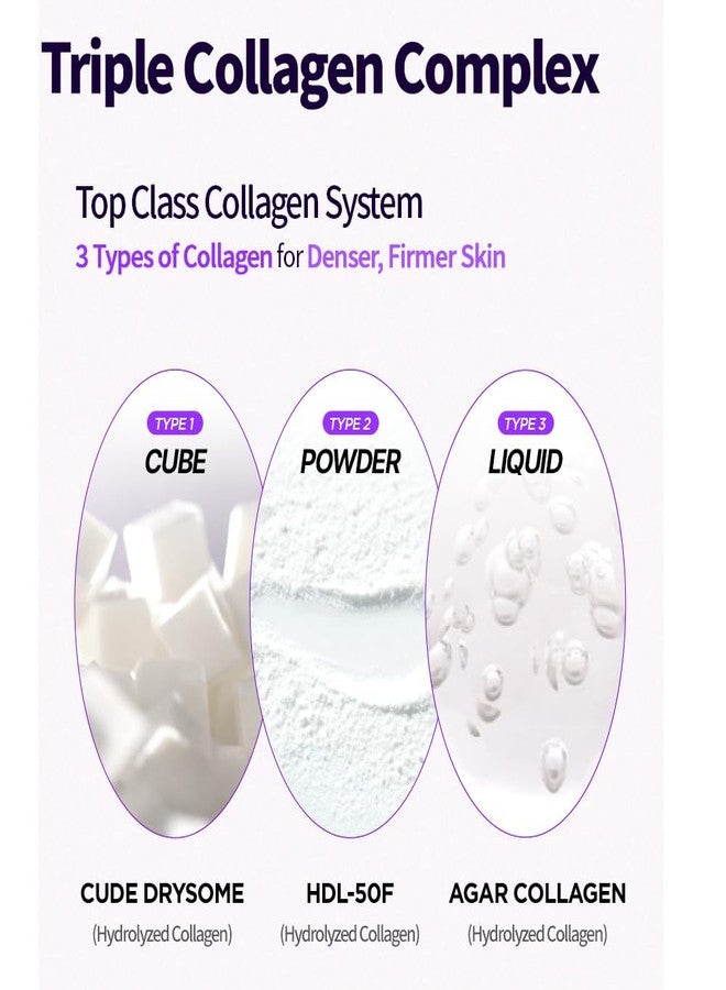 تشارمزون كريم تشارمزون توب كلاس المتطور لشد البشرة - ثلاثي الكولاجين، وحمض الهيالورونيك ثماني الأبعاد، وسيراميد NP لترطيب البشرة، وشدها، والعناية بحاجزها، كريم مضاد للشيخوخة للوجه، 100 مل / 3.38 أونصة سائلة - Image 4