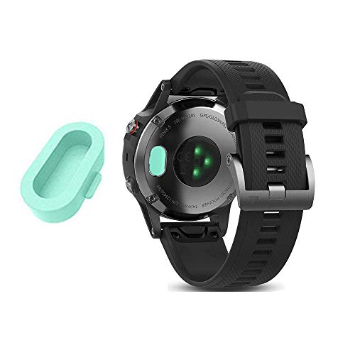 CKANDAY 20 Pcs Colorful Charger Port Protectors Compatible with Fenix 6X 6S 65 5S 5X Plus Garmin Vivoactive 4 4s 3 Music Forerunner 935 Approach S60 Quatix5 Vivosport, Replacement Anti Dust Plugs - Image 4