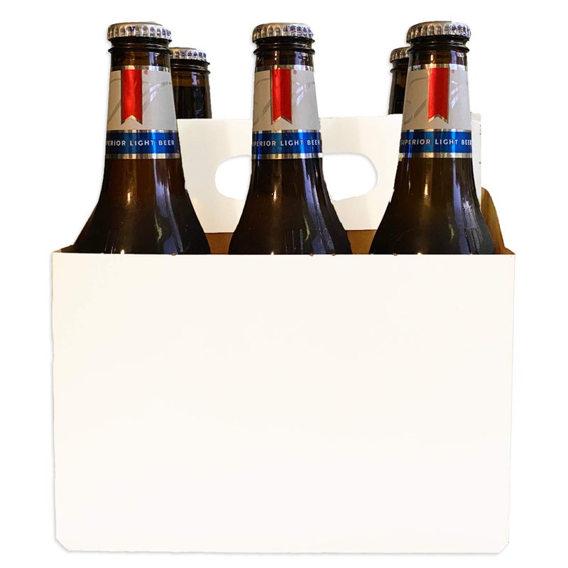 ICE N COLD 6 Pack Cardboard Bottle Holder Econo Pack  Fits 1216oz bottles  For Safe and Easy Transport of Beer Soda and Other Bottled Products  140 Pack 