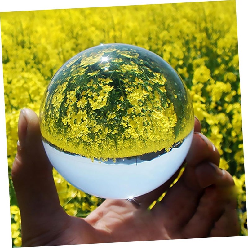 Crystal Sphere Photography Prop 9X9Xcm for Meditation Home Decor Display - Image 3