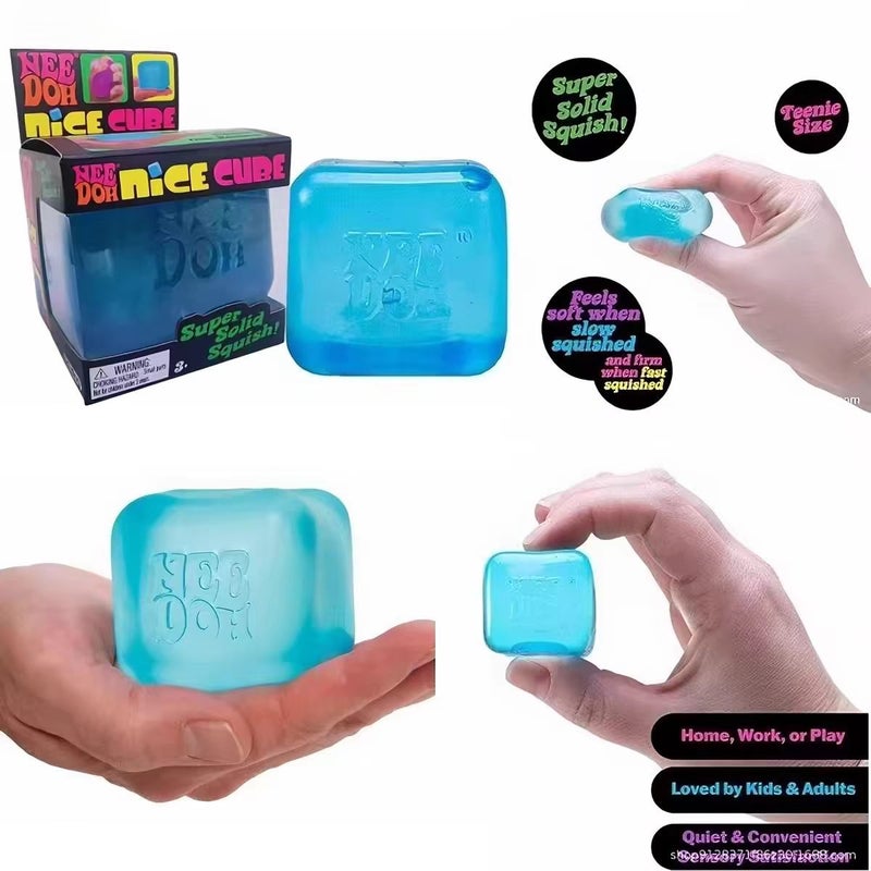 Squishy Slow Rebound Stress Relief Toy - Ice Cube Maltose Shapes - Image 5