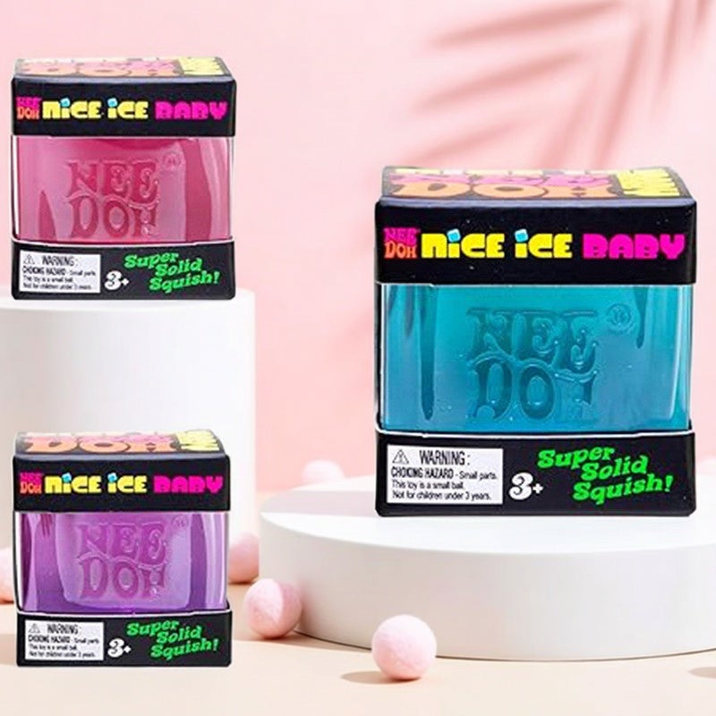 Squishy Slow Rebound Stress Relief Toy - Ice Cube Maltose Shapes - Image 3