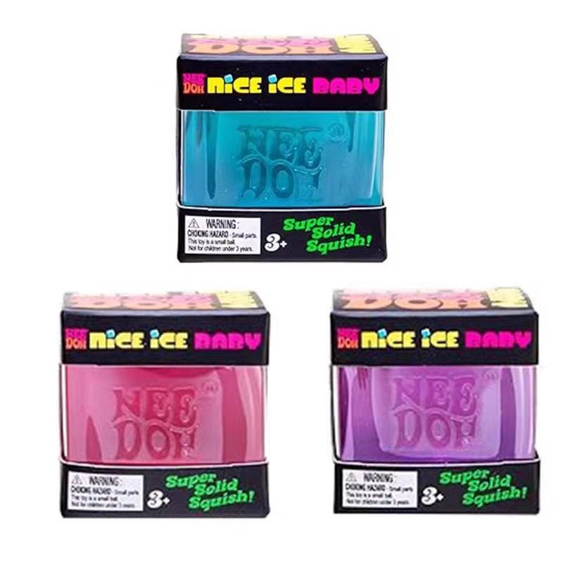 Squishy Slow Rebound Stress Relief Toy - Ice Cube Maltose Shapes - Image 4