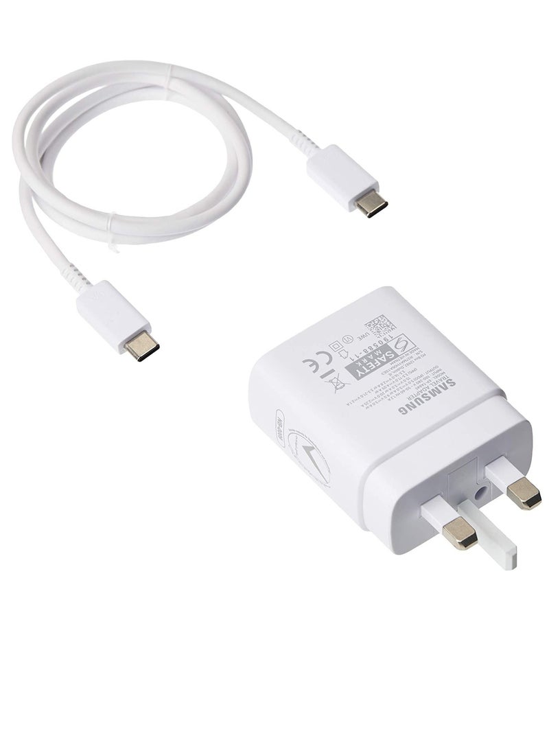 Phone Planet 45W USB C Charger 45W USB C Charger45W USB C Charger,compatible Samsung UK Travel Adaptor (45W with USB type C Cable) Black45W USB C Charger Samsung Super Fast Charger Type C for Samsung Galaxy S22 Ul - Image 1