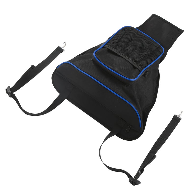 Seat Console Storage Bag: 1680D Oxford Cloth, Waterproof Zippers - Multi-Pocket Design, Easy Installation, Replacement for Polaris RZR Models for Off-Road Vehicle Owners - Image 2