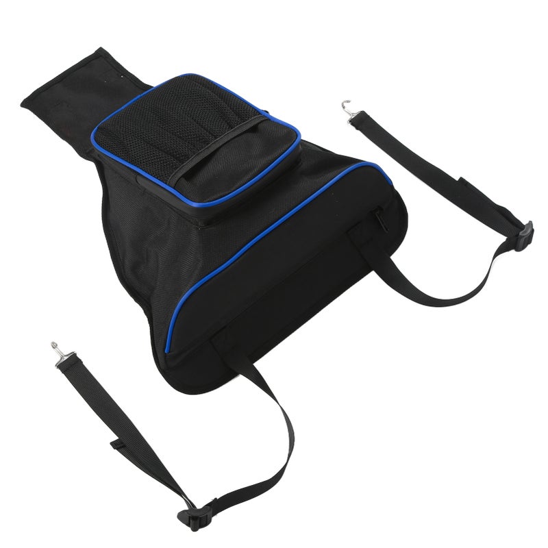 Seat Console Storage Bag: 1680D Oxford Cloth, Waterproof Zippers - Multi-Pocket Design, Easy Installation, Replacement for Polaris RZR Models for Off-Road Vehicle Owners - Image 4