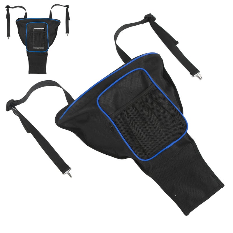 Seat Console Storage Bag: 1680D Oxford Cloth, Waterproof Zippers - Multi-Pocket Design, Easy Installation, Replacement for Polaris RZR Models for Off-Road Vehicle Owners - Image 5
