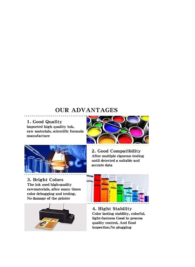 Terabyte BT6000BK BTD60BK BT-D60BK Compatible DCP T520W, T300, T310, T420W, T500W, T220, T700W,T820DW,T910W, T4000DW (Black) 2 PCS - Image 3