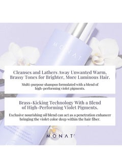 monat Violet Lights Anti-Brass Shampoo - Subtly Illuminates Hair - Advanced Toning Formula - Vibrant & Manageable Results - Gentle Cleansing For Radiant Locks - Enriched With Rejuveniqe®  - Image 5