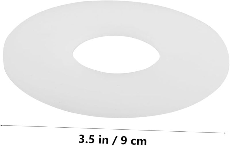 3 قطع حلقات ختم دائمة من السيليكون لخزان المرحاض، بديلة لجلبة إصلاح صمام الطرد، لمنع التسرب، تركيب سهل. - Image 3