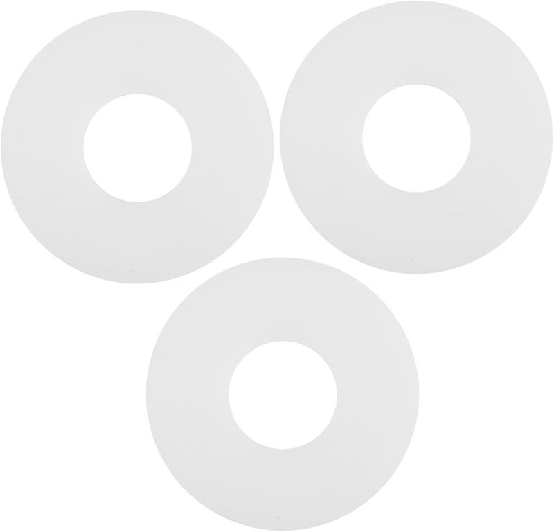 3 قطع حلقات ختم دائمة من السيليكون لخزان المرحاض، بديلة لجلبة إصلاح صمام الطرد، لمنع التسرب، تركيب سهل. - Image 1