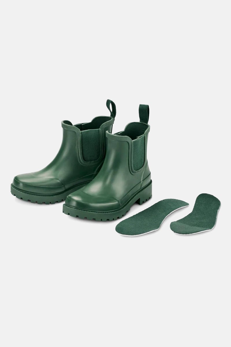 Tchibo Women Chelsea Slip On Rainboots, Green  - Image 3