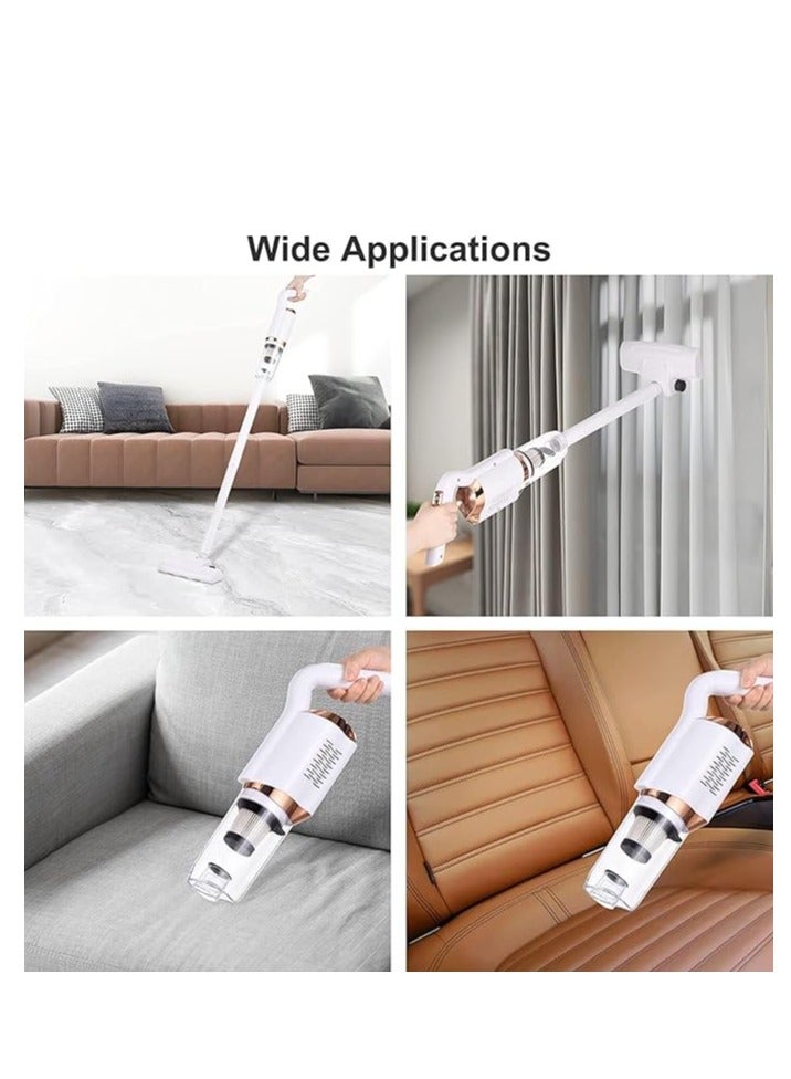4 in 1 Handheld Vacuum Cleaner, Rechargeable Handheld Vacuum Cleaner with Dust Filter, Super Strong Suction for Home, Car, Floor Cleaning 120 W  - Image 4