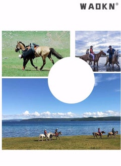 WAOKN Leather Horse Whip Leather Whip for Horses Whip for Play Faux Leather Whips PU Handle Outdoor Sports Horse Riding Whip Lightweight Gift Accessories Training Tool Portable Gift  - Image 4
