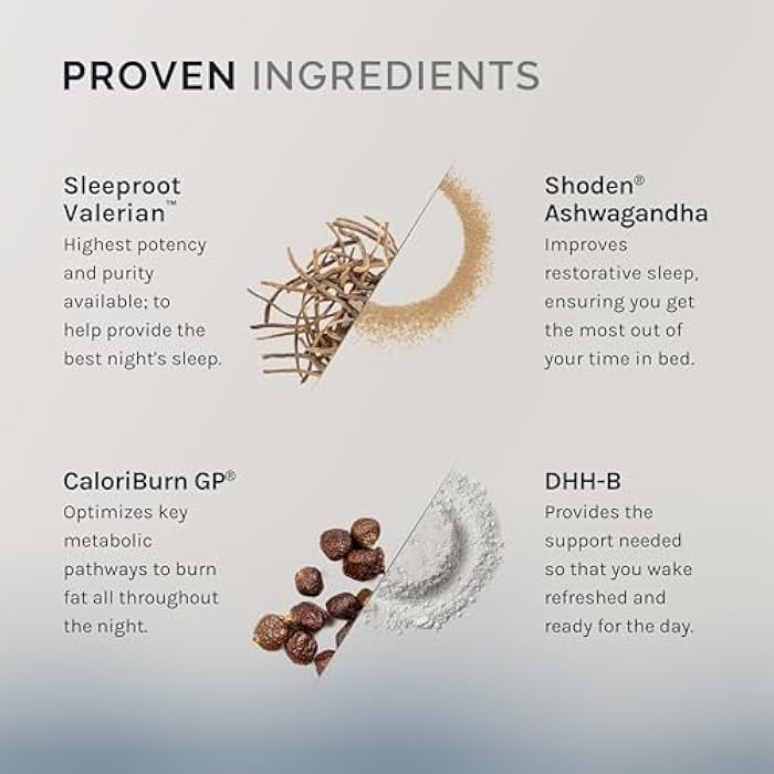 InfiniWell IgNIGHT - Valerian Root & Ashwagandha Sleep Aid with Grains of Paradise to Support Metabolic Health - Promote Healthy Metabolic Function While You Sleep - (30 Capsules) - Image 3