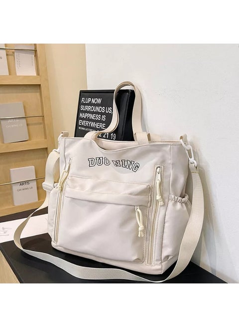 Women's Tote bag Waterproof Large Capacity Tote Bag,Multifunctional,Fashionable,Casual Crossbody Dumpling Shoulder Bag with Zipper Closure,Multi Pockets Shopping Satchel Bag, Portable Travel & Business Trip Storage Bag For Commuting Work,College Students & Everyday Use.