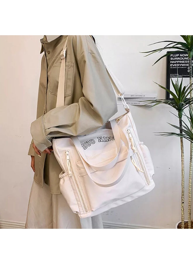 Women's Tote bag Waterproof Large Capacity Tote Bag,Multifunctional,Fashionable,Casual Crossbody Dumpling Shoulder Bag with Zipper Closure,Multi Pockets Shopping Satchel Bag, Portable Travel & Business Trip Storage Bag For Commuting Work,College Students & Everyday Use. - Image 5