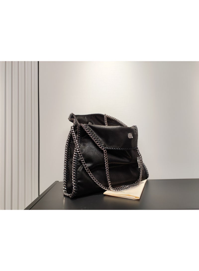 stella falabella chain Fold-Over LARGE size tote bag - Image 3