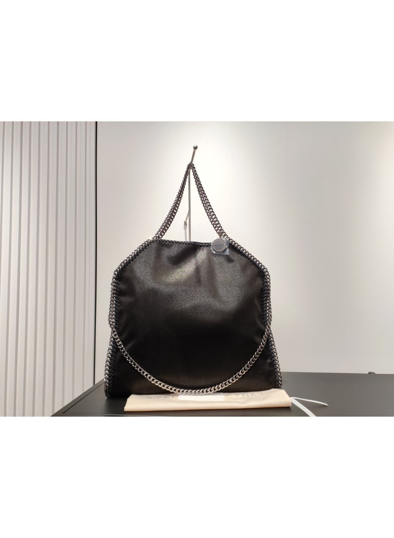 stella falabella chain Fold-Over LARGE size tote bag - Image 1