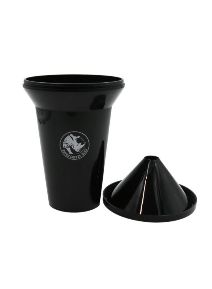 Rhino Coffee Gear Cupping Spittoon for Coffee Tasting, Wide Funnel Mouth Convenient to Spit-out Excess, Plastic Material, 700ml - Black - Image 2
