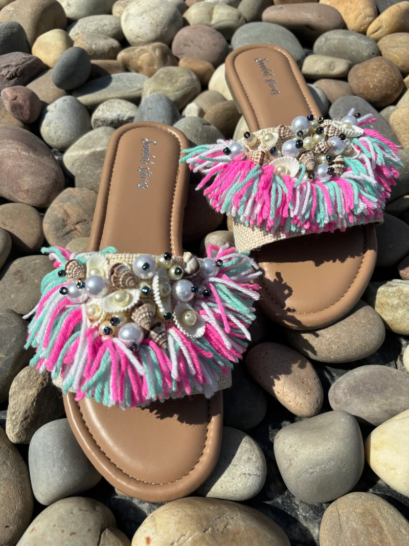 Sandal Stories Boho Beach Breeze Slides for Women