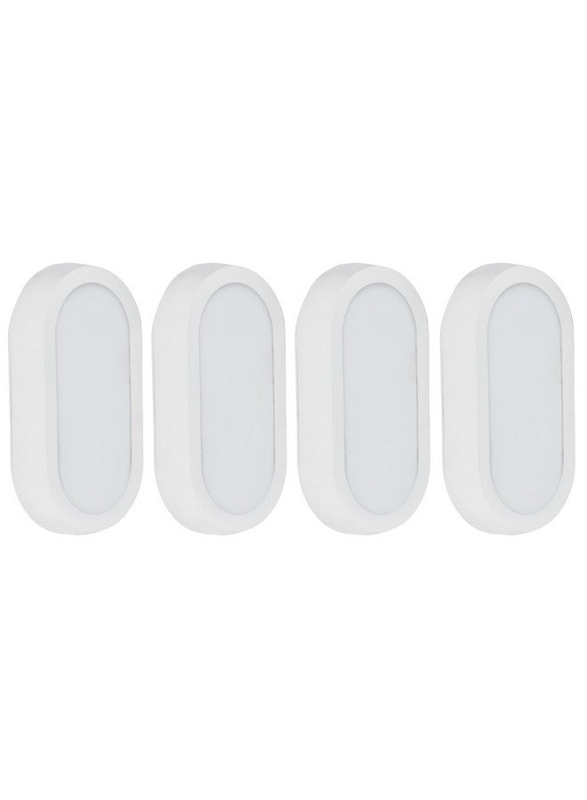 Forus 10W Bulkhead Outdoor Lights, 3 Years Warranty Bulkhead Light, for Home Entrance, Gate, Path, Boundary, Garden, Washroom, Outdoor Porch & Patio Light, Waterproof - IP65, Warm White(Yellow) 4PC - Image 1