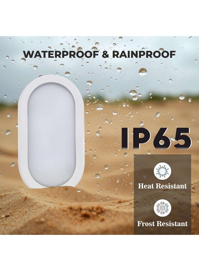 Forus 10W Bulkhead Outdoor Lights, 3 Years Warranty Bulkhead Light, for Home Entrance, Gate, Path, Boundary, Garden, Washroom, Outdoor Porch & Patio Light, Waterproof - IP65, Warm White(Yellow) 4PC - Image 3