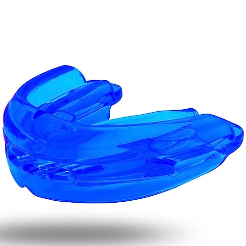 TEETH WALLS Mouth Guard Sports Youth Adult, Mouthguard for Braces Sparring Mouth Guard,Double Braces, Soft, No Boiling Required, Football, Taekwondo, Jujitsu and Karate. - Image 1