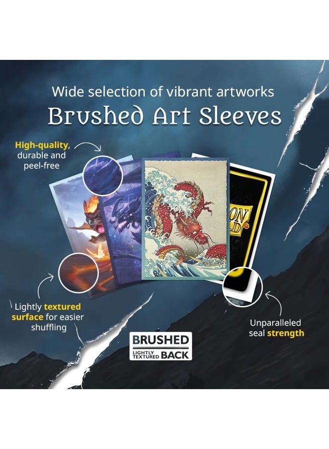 dragon shield Brushed Art Sleeves | Cinderfin | 100 CT - Smooth & Tough Premium TCG Sleeves | Compatible with Pokemon, Flesh & Blood, One Piece & Magic The Gathering - Image 5