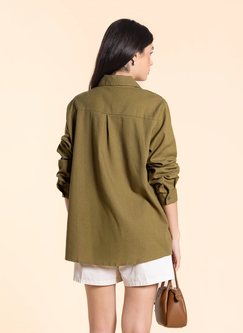 SHAPES DETAILED COMFORT COTTON SHIRT