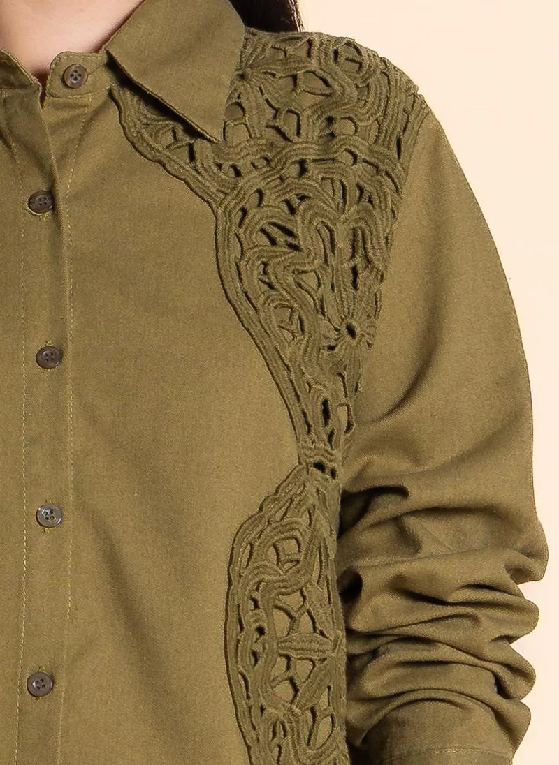 SHAPES DETAILED COMFORT COTTON SHIRT