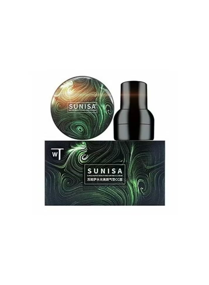 Sunisa Natural BB & CC Air Cushion Foundation – Perfect Coverage with a Natural Finish, 20g - Image 1