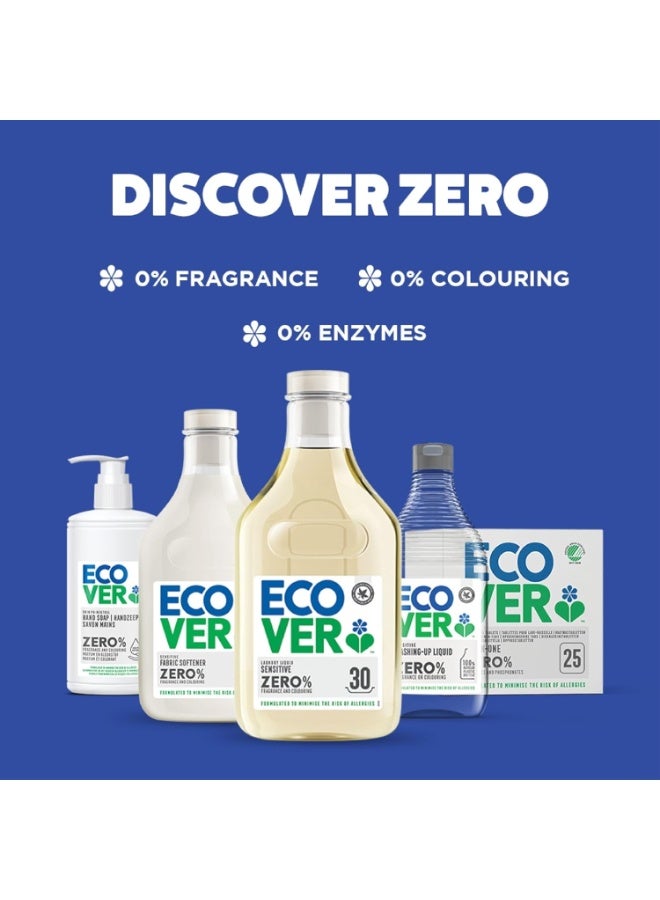 Ecover Zero Sensitive Dishwashing Liquid 450ml – Unscented, Biodegradable, Gentle on Hands, Eco-Friendly - Image 5